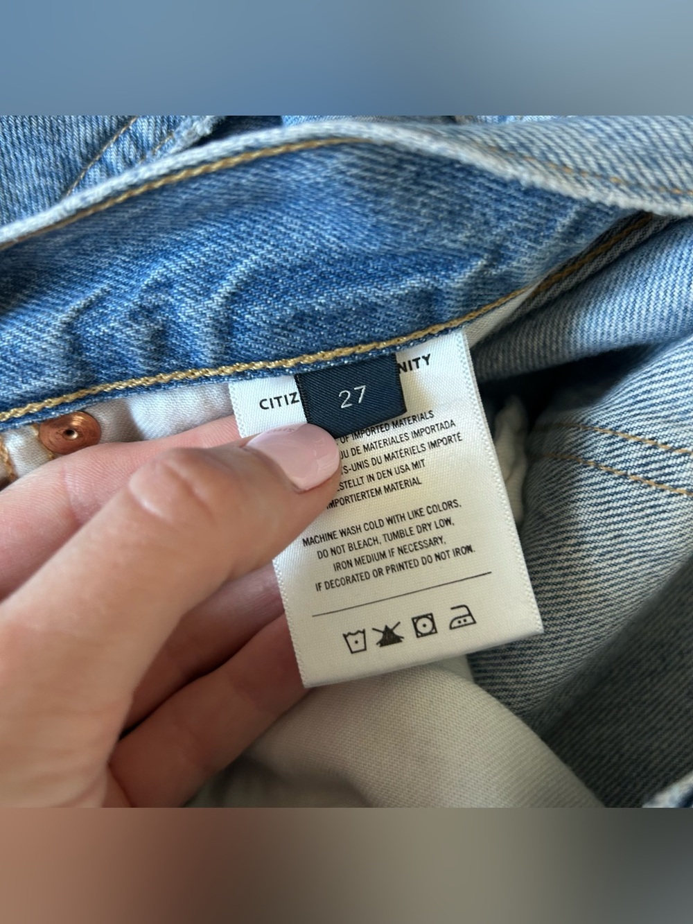 Citizens of Humanity Annina Jeans Blue Denim Size 27 - Picture 13 of 16